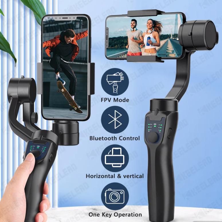 3-Axis Handheld Stabilizer | Anti-Shake Gimbal for Smooth Videos - Neon Gear