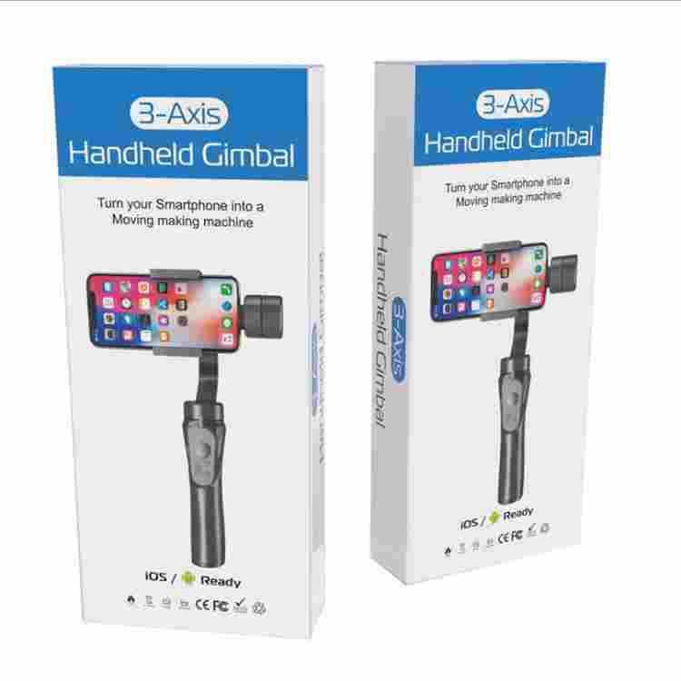 3-Axis Handheld Stabilizer | Anti-Shake Gimbal for Smooth Videos - Neon Gear