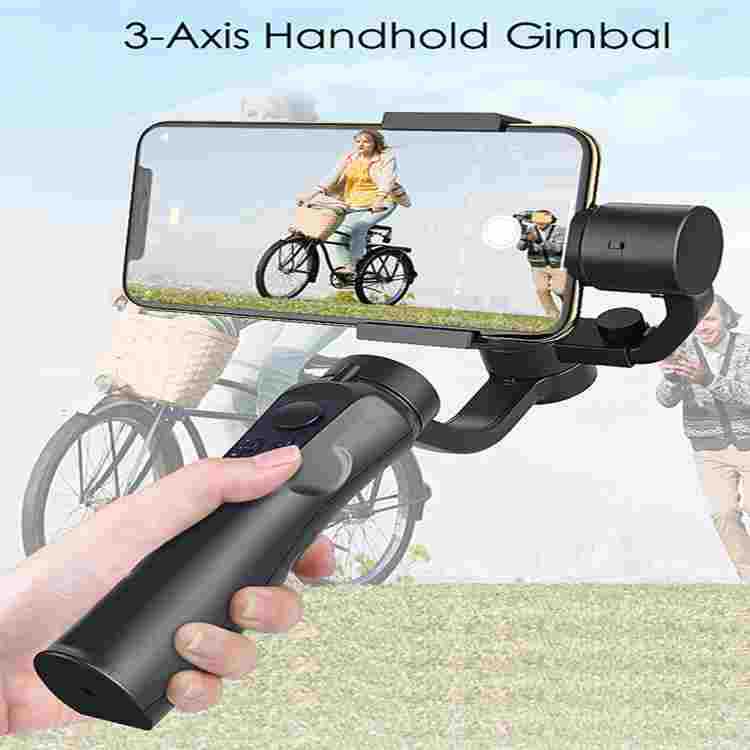 3-Axis Handheld Stabilizer | Anti-Shake Gimbal for Smooth Videos - Neon Gear
